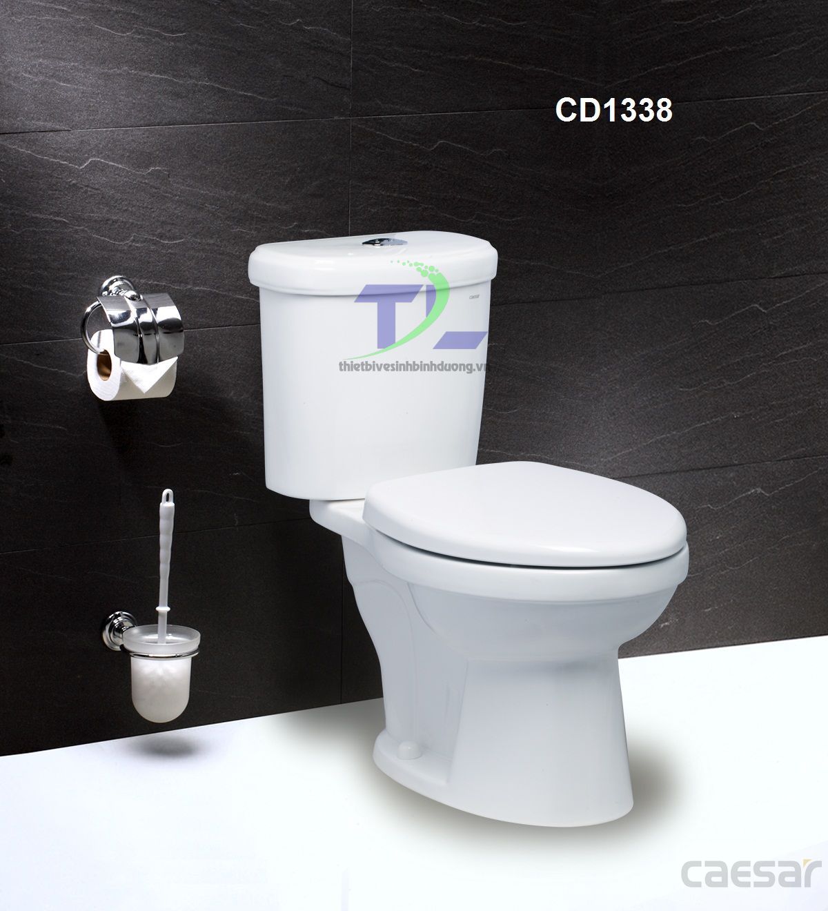 Bồn cầu sứ CAESAR CD1338